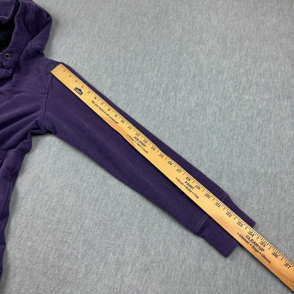 Lululemon Hoodie Womens 4 Purple Scuba Sweater‎ Pullover Fleece Athleisure Yoga